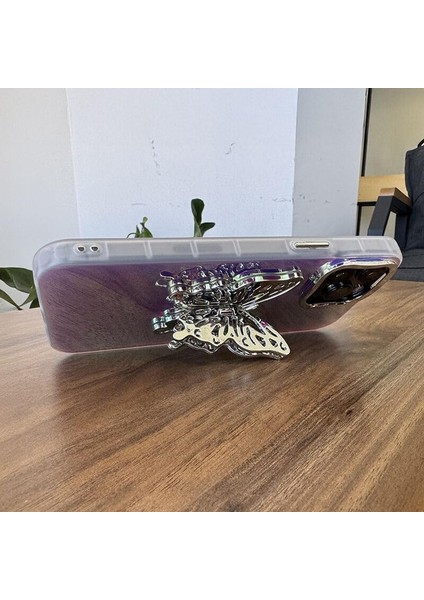 S24 Fe ile Uyumlu Kılıf Kelebek Silikon Kılıf Desen 2 modelleri