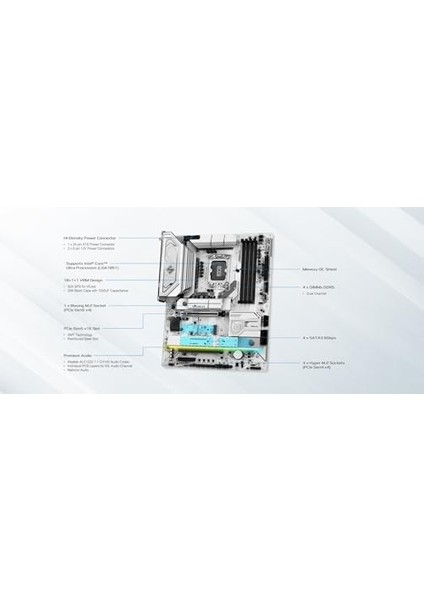Z890 Steel Legend Wifi Atx Anakart Intel LGA1851, Ddr5, Gen5 M.2 Ssd, 8k 60Hz Hdmı, Wifi 7 modelleri