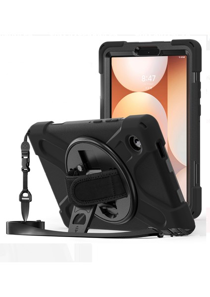 Galaxy Tab A11 Uyumlu 8.7" Tam Koruma Sağlayan Defender Silikon Şok Emici Tablet Kılıfı