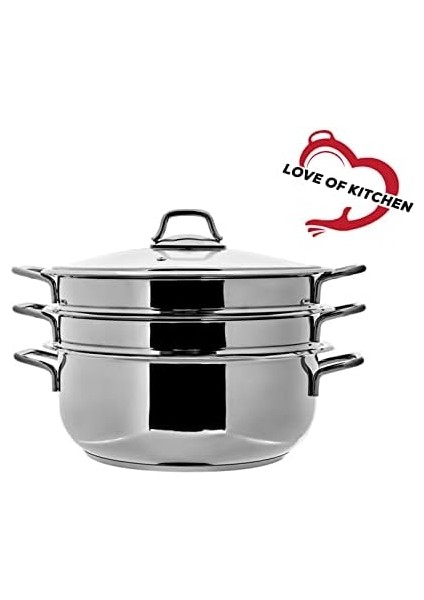 Mutfaksever Çelik 2 Katlı Mantı Tenceresi 28 cm fiyatları