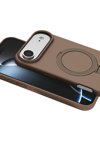 Yzlal Newface Apple Iphone 17 Air Regal Magsafe Standlı Kapak - Çöl Titanyum fiyatları