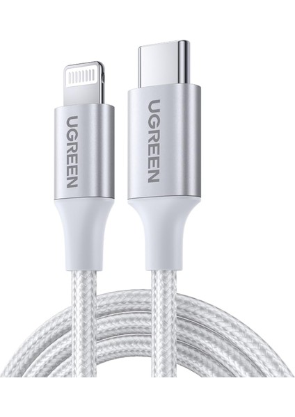 Örgülü 36W Pd Type-C To Lightning Hızlı Şarj ve Data Kablosu 2 Metre