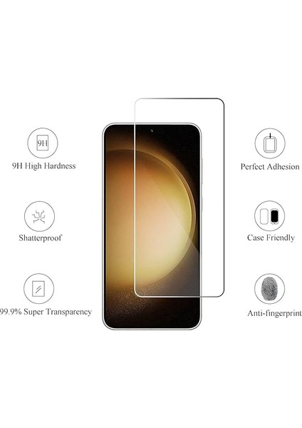 Power Es Galaxy S23 Ekran Koruyucu, Galaxy S23 Modellerine Uyumlu Temperli Ekran Koruyucu Cam Hd Kalite Görüntü Darbe Dayanıklı Ekran Koruyucu Cam fiyatları