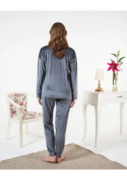 Estiva 25381 Uzun Kol Kadife Pijama Takımı fiyatları