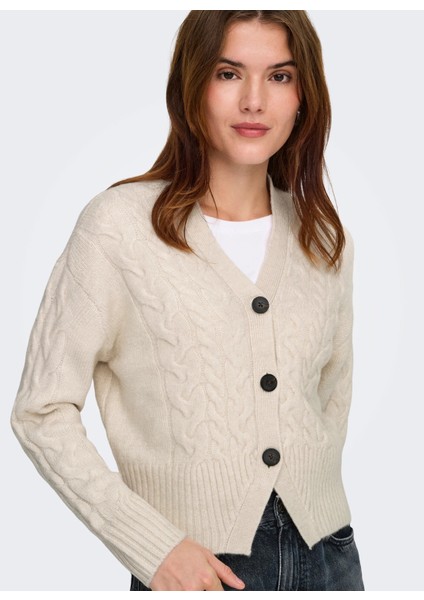 Krem Kadın Hırka Onlrıo Lıfe Ls Cable Cardıgan Knt fiyatları
