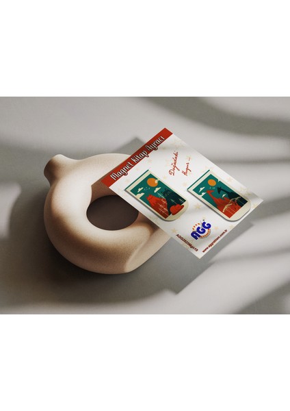 Magnetli (Mıknatıslı) Kitap Ayracı Doğa Temalı 2li Set fiyatları