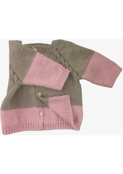 1-2 Yaş Örgü Kız Bebek Hırkası modelleri