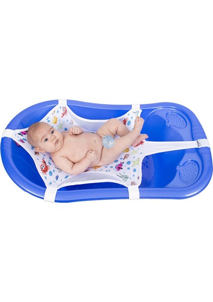 Desenli Havlu Bebek Banyo Filesi 1 Adet