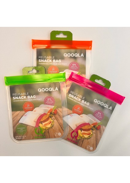 Yıkanabilir Gıda Saklama Poşeti (16X18CM) 1 Adet