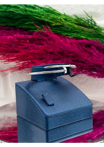 925 Ayar Gümüş Italyan Çivi Desenli Popüler Kadın Bilezik fiyatları