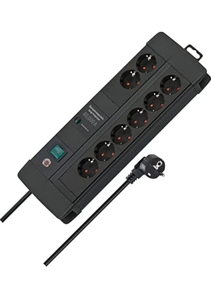 Premium- Duo Serisi 5 Yıl 60.000 Amper Akım Korumalı Özellikli 8 Soketli 3 Metre Kablolu Priz fiyatları