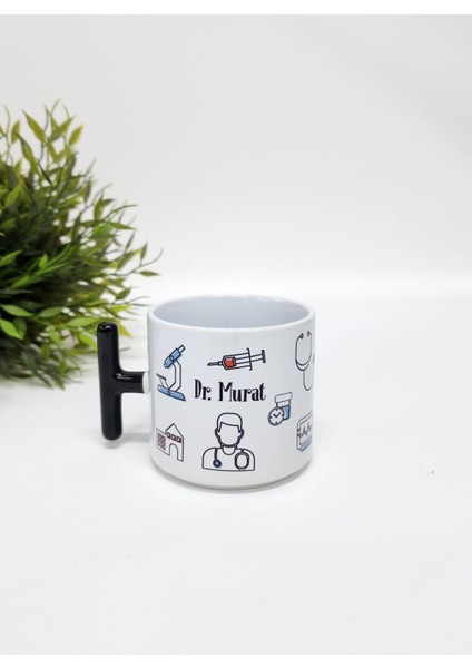 Isme Özel Kişiye Özel Doktorlar Için Sağlık Temalı Porselen T Kupa Bardak Latte Fincanı