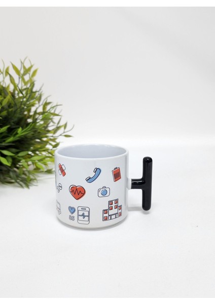 Isme Özel Kişiye Özel Doktorlar Için Sağlık Temalı Porselen T Kupa Bardak Latte Fincanı modelleri