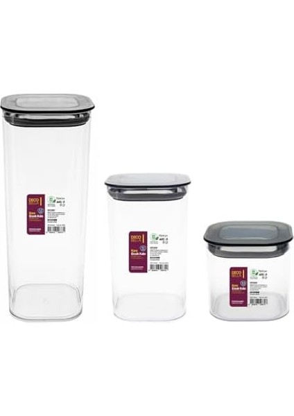 3 &apos;lü Kare Erzak Kabı Seti fiyatları