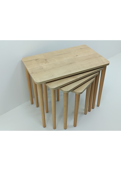 MİRZABEYOĞLU SAFİRMEŞE MDF LAM 4'LÜ ZİGON SEHPA MİRZABEYOĞLU fiyatları