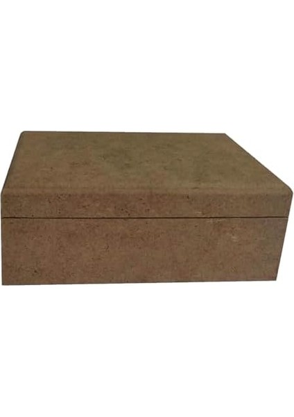 Boyanabilir Dikdörtgen Altı Düz Kutu Ham Mdf Kapaklı Menteşeli Saklama Kutusu Olarak Hobi Kutusu Hediyelik Kutu Dekorasyonu Için Takı Kutusu (15CMX10CMX6CM) fiyatları