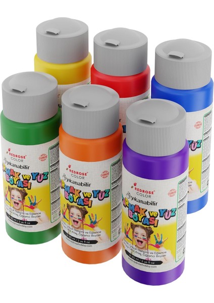 Rose Ara Renkler Parmak 6&apos;lı Set 6X60 ml