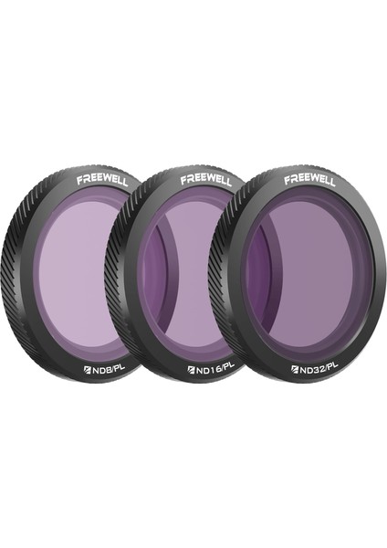 Djı Neo Bright Day Için Manyetik Filtre 3&apos;lü Paket Nd8/pl, ND16/PL, ND32/PL Hybrid Djı Neo Için - Parlama Azaltma ve Işık Kontrolü