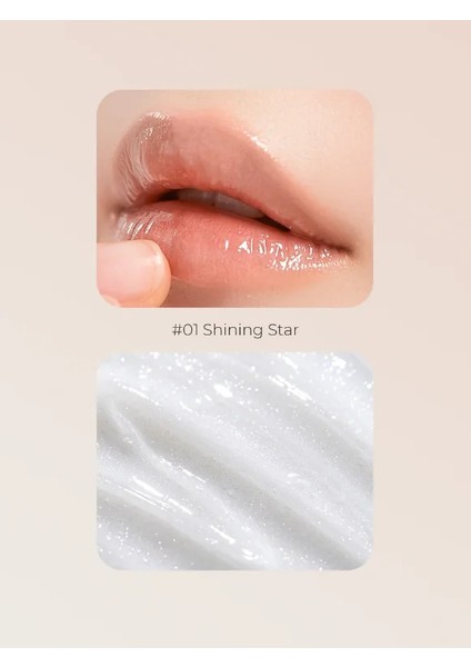 Glass Lip Voluming Balm – 01 Shining Star 1.7 gr Eriyen Dudak Hacim Veren Balsam – Şeffaf fiyatları