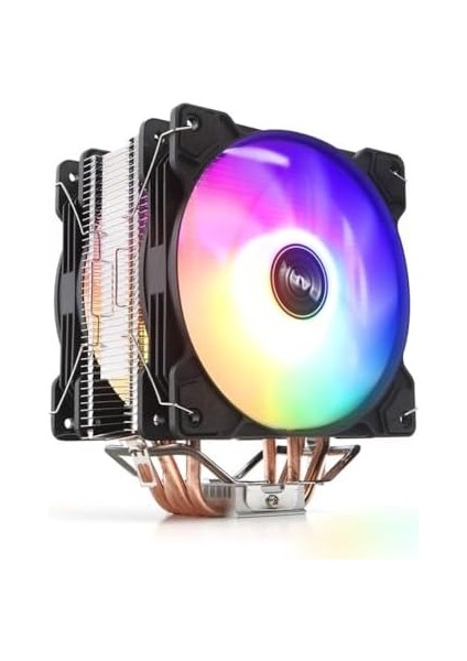 X123 Duo 12CM Frgb LED Fanlı, Intel/amd Uyumlu, 4pin Pwm Bağlantılı Kule Tipi Işlemci Soğutucu (DKCCX123DUO) fiyatları