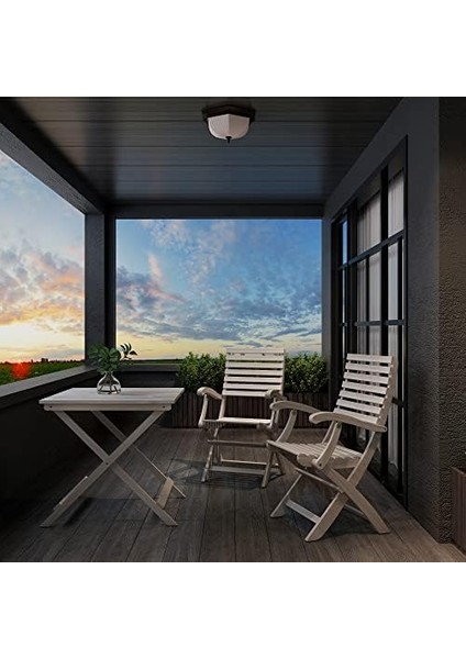 Sydney Masif Ahşap Katlanır Bahçe Masası, 75X75X73 Cm, Organik Beyaz fiyatları