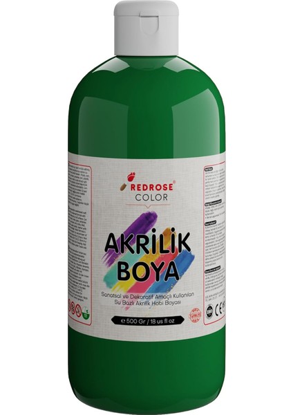 Rose Yeşil Akrilik 500 gr