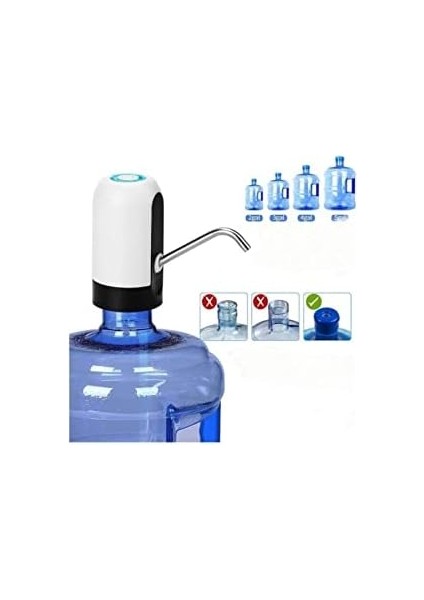 Damacana Su Pompası USB ile Şarj Edilebilir Elektrikli Otomatik Enahsen fiyatları