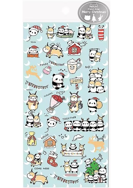 Tatlı ve Yılbaşı Temalı Parıltılı Seti • Bullet Journal