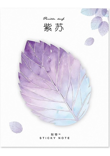 Mor Yaprağı Temalı • Not Seti • Sticky