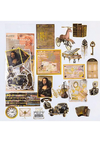 Mona Lisa Temalı Damga Seti • Bullet Journal