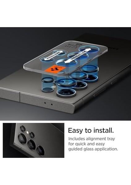 S24 Ultra Kamera Lens Camı Glas.tr Ez Fit Optik Pro (2 Adet) - AGL07425 fiyatları