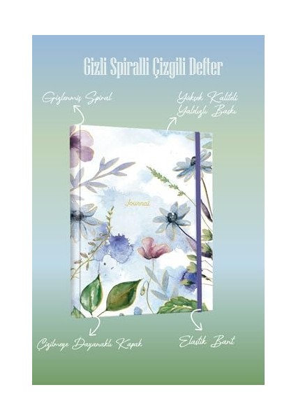Spiralli Defter Sert Kapak 192 Sayfa 96 Yaprak 17X24 cm 90GR. Çizgili fiyatları