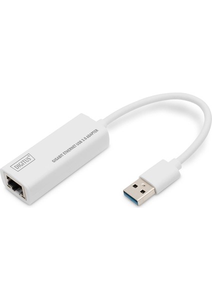 DN-3023 USB 3.0 - Gigabit Ethernet Usb-A Konnektör, 10/100/1000 Mbps, USB 3.0, Xp,,7,8, Mac Os X, Linux