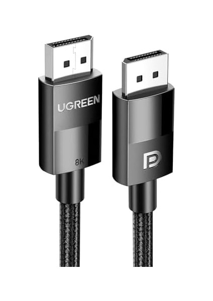 8k 60 Hz Port To Port 1.4 Örgülü Kablo 3 Metre, Siyah fiyatları