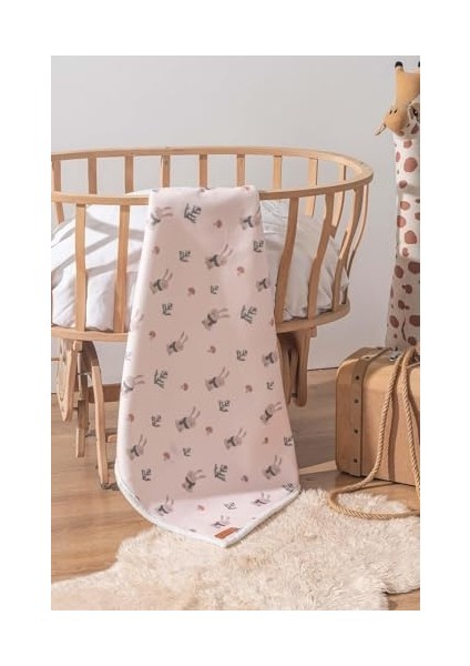 Fluffy Bebek Battaniyesi 70X100 cm Tavşan Desen modelleri