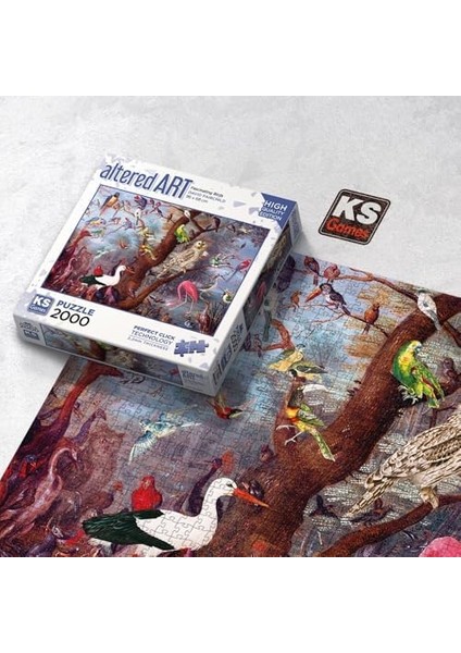 Fascinating Birds 2000 Parça Puzzle -Ks Puzzle fiyatları