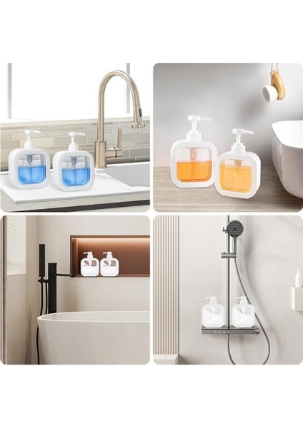 Plastik Sıvı Sabunluk, Beyaz Renk, 500 ml (1) fiyatları