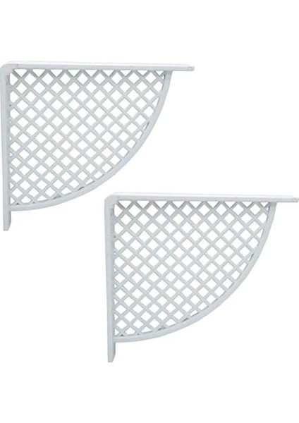 Hırdavat Plastik Raf Altı Beyaz 17 * 18CM (2 Adet) fiyatları