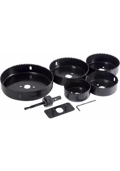 8 Parça Panç Seti Ağaç Kesme Testere Matkap Ucu Takımı Alçıpan Tavan Kesme fırsatları