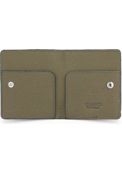 Guard Haki Yeşil Patlı Tasarım Deri Kartlık modelleri