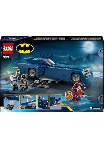 Dc: Batmobile Ile, Harley Quinn ve Mr. ’e Karşı 76274-8 Yaş ve Üzeri Süper Kahraman Sevenler Için Inşa Edilebilen Yaratıcı Oyuncak Yapım Seti (435 Parça) fiyatları