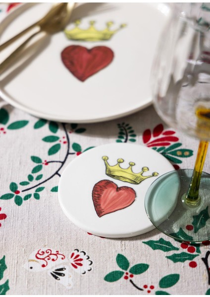 Luv Bardak Altlığı 4lü Set- 10 cm fırsatları