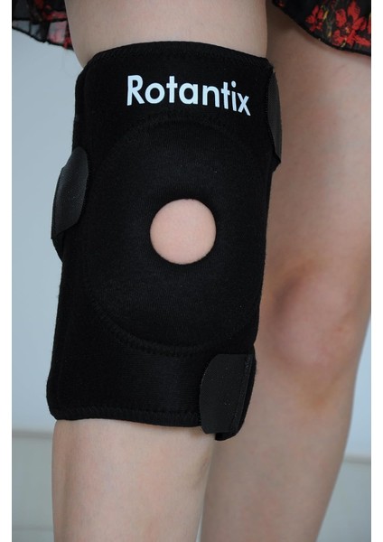 Uzun Patella Destekli Dizlik (Bedensiz) Siyah