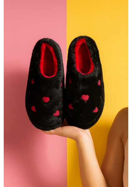 Elegant Kalpli Kadın Ev Terliği Günlük Rahat Kışlık Terlik