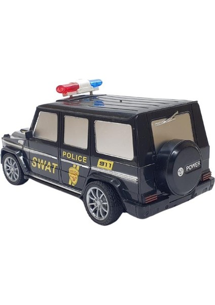Uzaktan Kumandalı Mercedes Polis Jeep 1:20 Ölçek 18 cm Siyah - 13578-887 (Lisinya) indirimleri