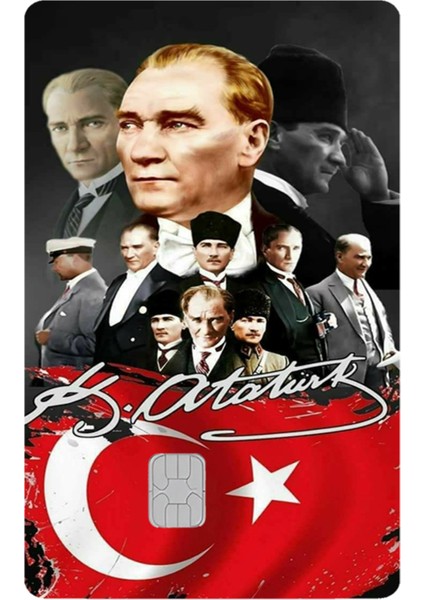 Kart Kaplama Sticker Banka Kredi Kartı Kaplama Stickeri KK1540