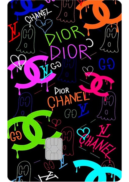 Kart Kaplama Sticker Banka Kredi Kartı Kaplama Stickeri KK1726