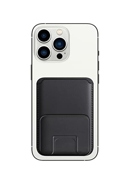 Labs Walletmag Stand Deri Cüzdan, Uyumlu Kartlık (Siyah) fiyatları