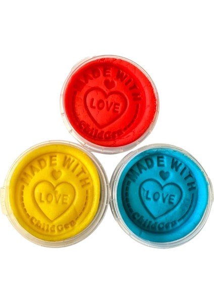 Oyun Hamuru - Eco Cup- 3&apos;lü Ana Renkler (Mavi - Kırmızı - Sarı) 3X125GR