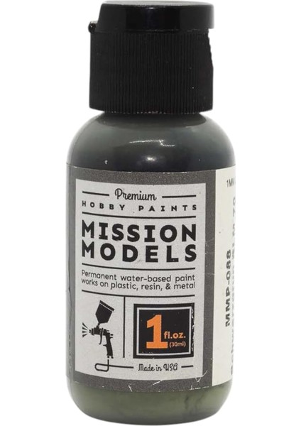 Models MMP-088 Schwarzgrun Rlm 70 Akrilik 1 Oz (30ML)